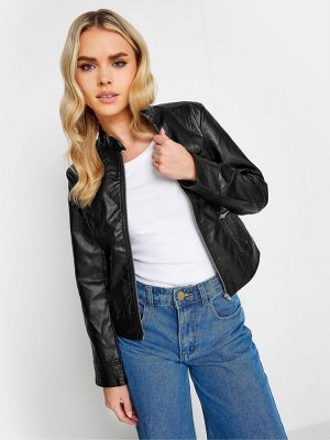 Куртка-воронка PixieGirl Petite из искусственной кожи