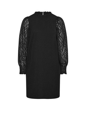 Платье Yours Curve из жаккарда с ткаными рукавами