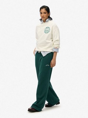 Широкие брюки-джоггеры Superdry Essential с логотипом из 100% хлопка