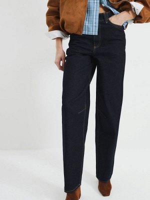 Джинсы River Island Barrel с швом Indigo
