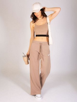 Женские спортивные брюки Essential Wide Legs Brown - Pineapple