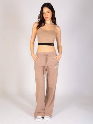 Женские спортивные брюки Essential Wide Legs Brown - Pineapple