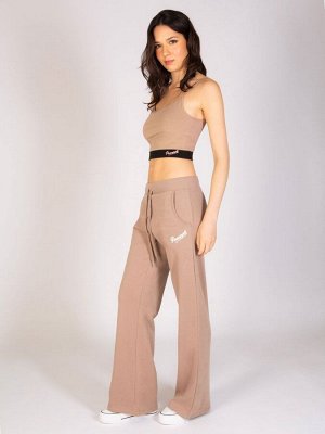 Женские спортивные брюки Essential Wide Legs Brown - Pineapple