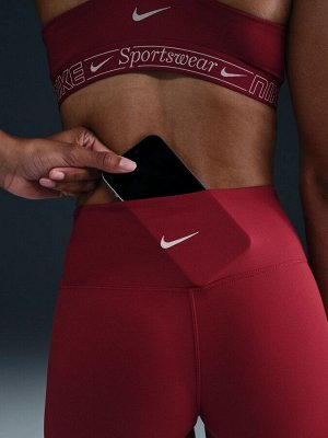 Team Red — леггинсы Nike One с высокой талией