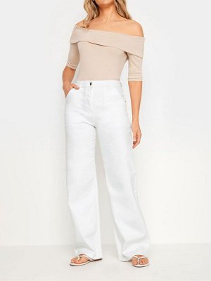Длинные джинсы Sally Wide Leg из 100% хлопка
