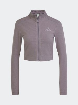 Куртка Adidas Lounge Rib Zip с длинным рукавом