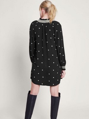 Платье Hadria с вышитым сердцем Monsoon