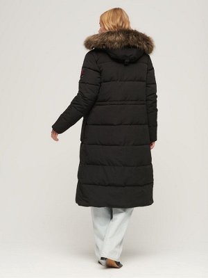 Черный - Длинный пуховик Superdry Everest