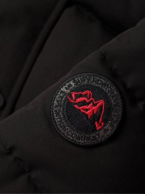 Черный - Длинный пуховик Superdry Everest