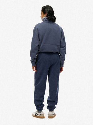Синие - спортивные брюки Superdry Essential с логотипом