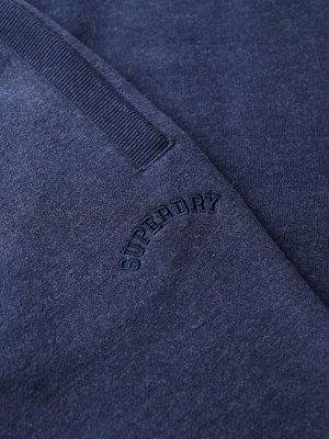 Синие - спортивные брюки Superdry Essential с логотипом