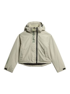 Куртка-ветровка с капюшоном и принтом «Морская трава» Superdry Green