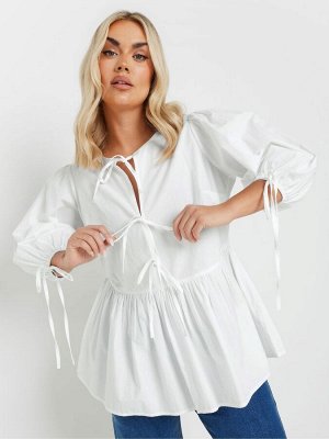 Топ Yours Curve с завязкой спереди, 100% хлопок