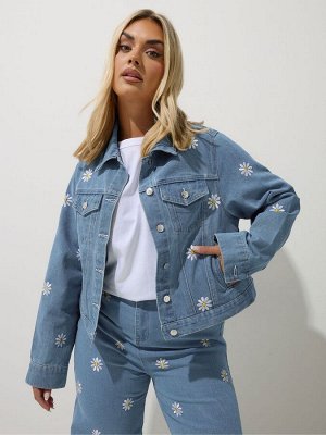 Джинсовая куртка Yours Curve Limited Daisy