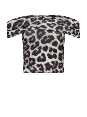 Топ PixieGirl Petite Leopard Bardot