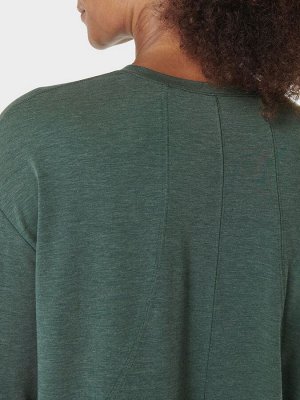 Зеленый - топ с длинными рукавами Sweaty Betty Soft Flow Studio