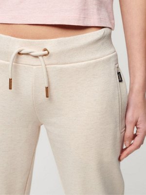 Кремовые спортивные брюки Superdry Essential с логотипом