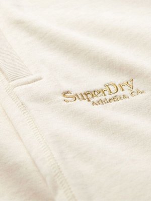 Кремовые спортивные брюки Superdry Essential с логотипом