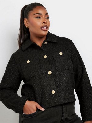 Короткая куртка Yours Curve Boucle