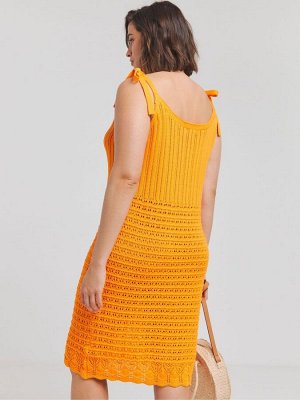 Платье Simply Be из 100% хлопка с завязками на плечах