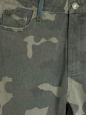 Джинсы River Island с камуфляжным принтом, свободного прямого кроя, 100% хлопок