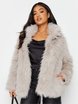 Длинное искусственное пальто PixieGirl Petite