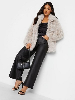 Длинное искусственное пальто PixieGirl Petite
