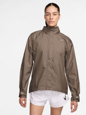 Коричневый — водоотталкивающая куртка для бега Nike Fast Repel