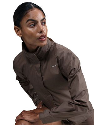 Коричневый — водоотталкивающая куртка для бега Nike Fast Repel