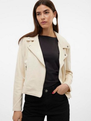 Байкерская куртка VERO MODA из искусственной замши