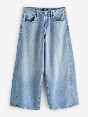 Отбеленные джинсы Super Wide Leg 100% Cotton
