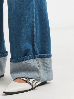 Джинсы Simply Be Straight Leg с отворотами