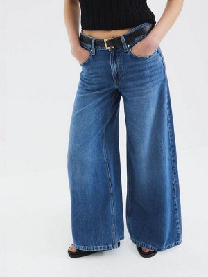 Мешковатые джинсы River Island с низкой талией и поясом