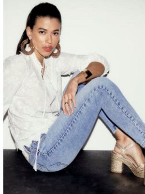 Джинсы-скинни River Island со средней посадкой и рельефной посадкой