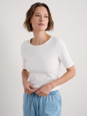 Белая футболка Seasalt Cornwall Gorse Lane Rib
