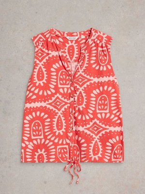 Рубашка без рукавов Orange - White Stuff Cotton Tulip