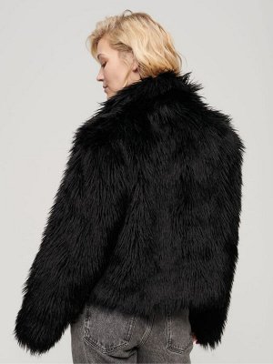 Короткая шуба из искусственного меха Superdry