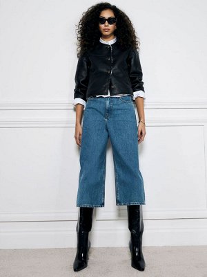 Джинсы-кюлоты River Island Denim с высокой талией, 100% хлопок