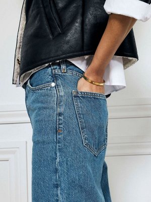 Джинсы-кюлоты River Island Denim с высокой талией, 100% хлопок