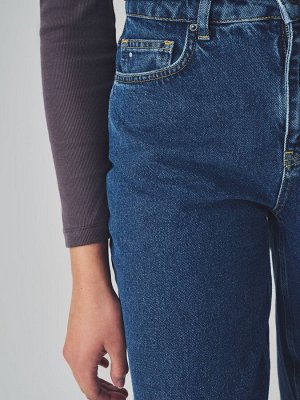 Джинсы VERO MODA Barrel Fit из 100% хлопка с высокой талией