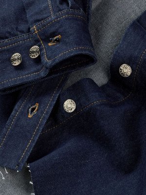 Укороченная джинсовая куртка-рубашка Tommy Jeans