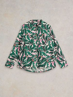 Рубашка Sophie из хлопка White Stuff Green