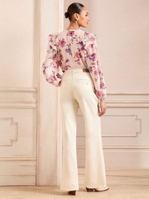 Джинсы Love & Roses Wide Leg с пуговицами и застежкой на пуговицы
