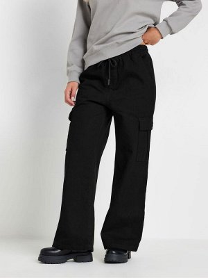 Джинсы-карго PixieGirl Petite Blk Pull On из 100% хлопка