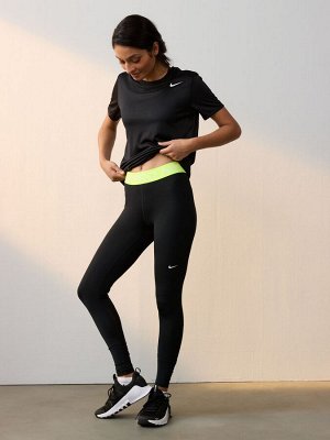 Леггинсы Nike Pro MidRise с сетчатыми панелями
