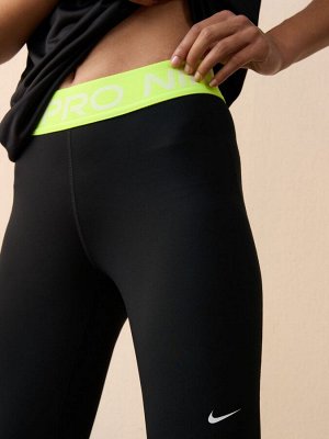 Леггинсы Nike Pro MidRise с сетчатыми панелями