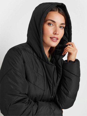 Длинное длинное стеганое пальто Sally Maxi