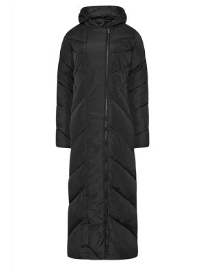 Длинное длинное стеганое пальто Sally Maxi