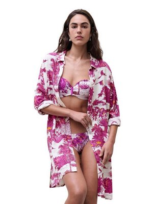 Пляжная рубашка Chantelle Pink Passate с длинным рукавом
