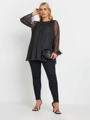 Топ Yours Curve Mesh Flute Sleeve